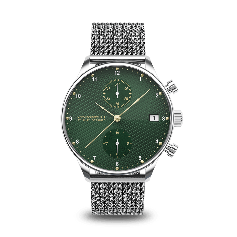 1815 Chronograph, Steel / Green Turtle