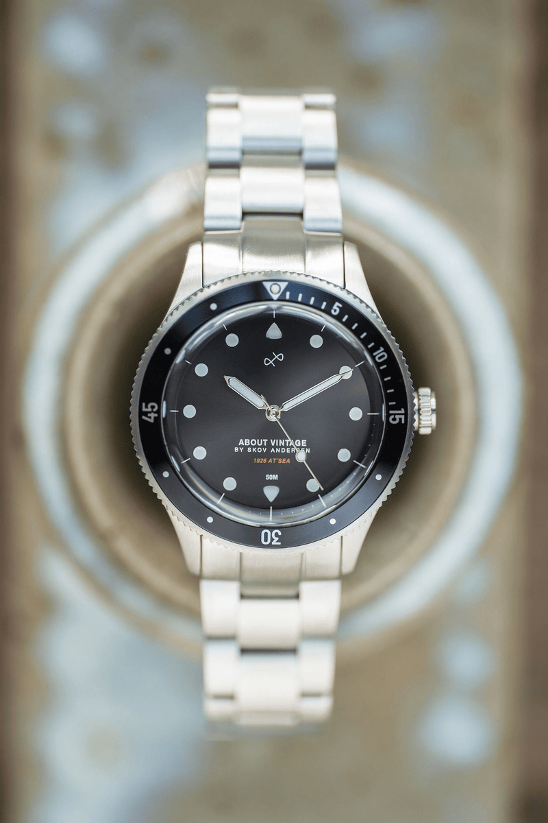 1926 At'sea, Steel / Black – 36mm