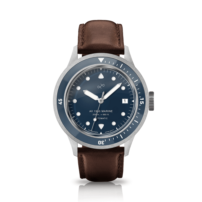 1956 Marine Automatic, Steel / Blue