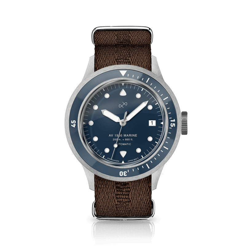 1956 Marine Automatic, Steel / Blue