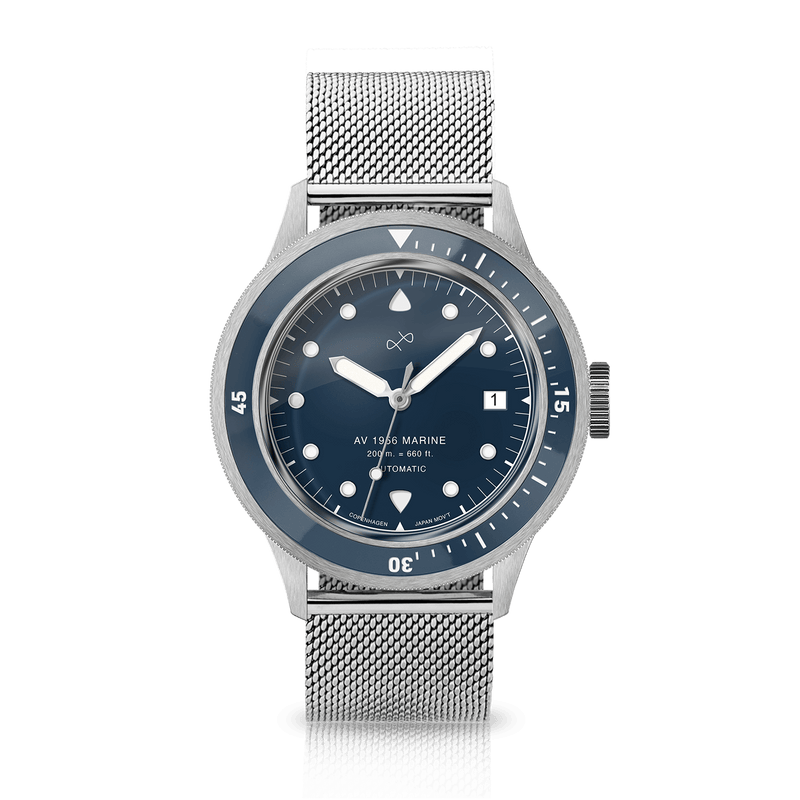 1956 Marine Automatic, Steel / Blue