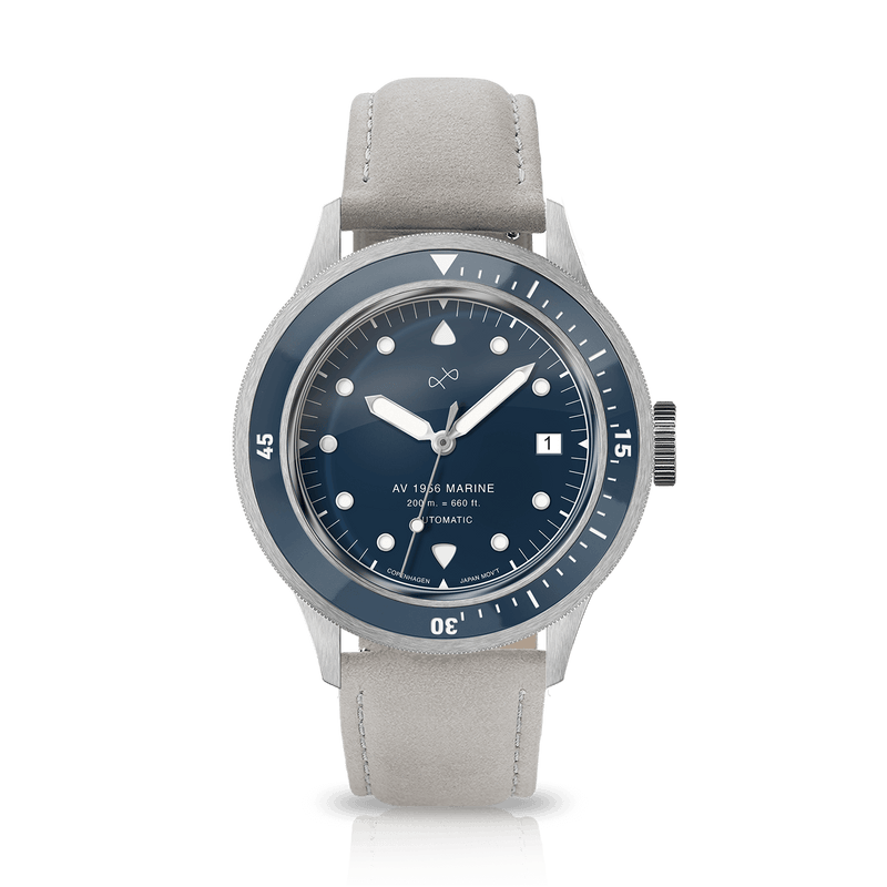 1956 Marine Automatic, Steel / Blue