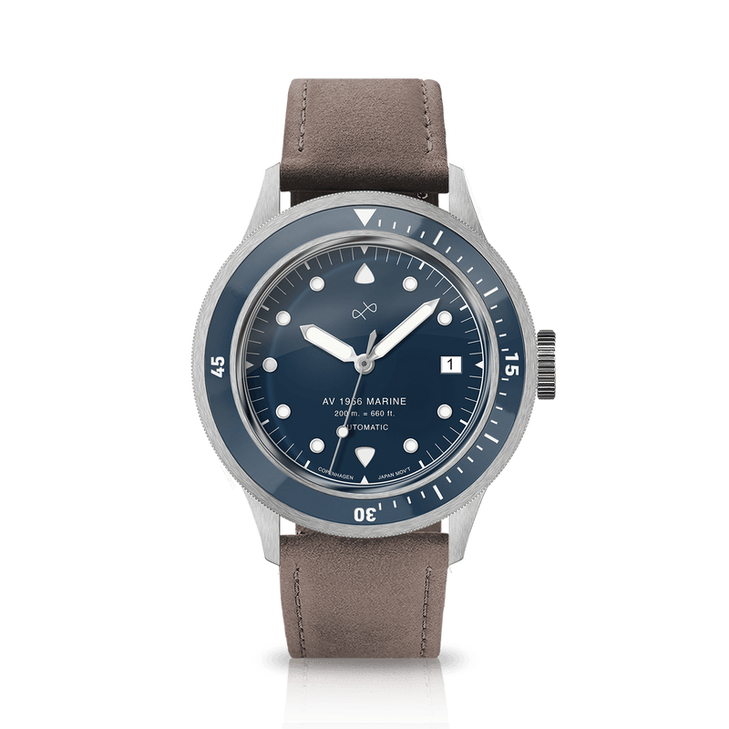 1956 Marine Automatic, Steel / Blue