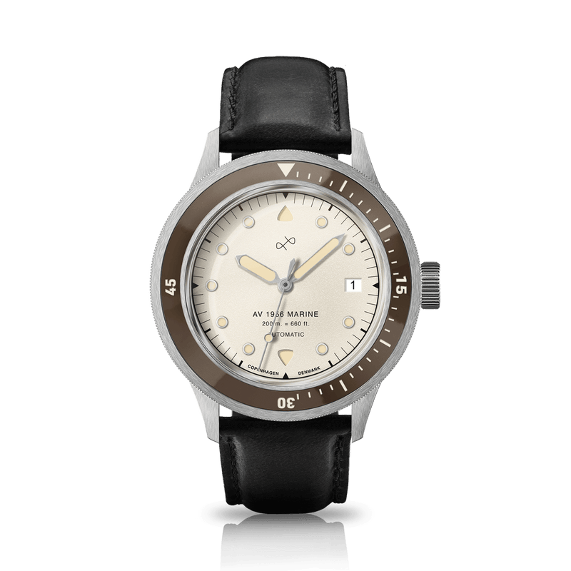 1956 Marine Automatic, Steel / Coffee & Cream