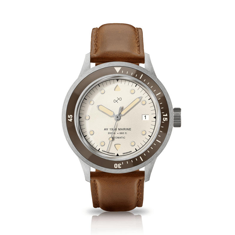 1956 Marine Automatic, Steel / Coffee & Cream