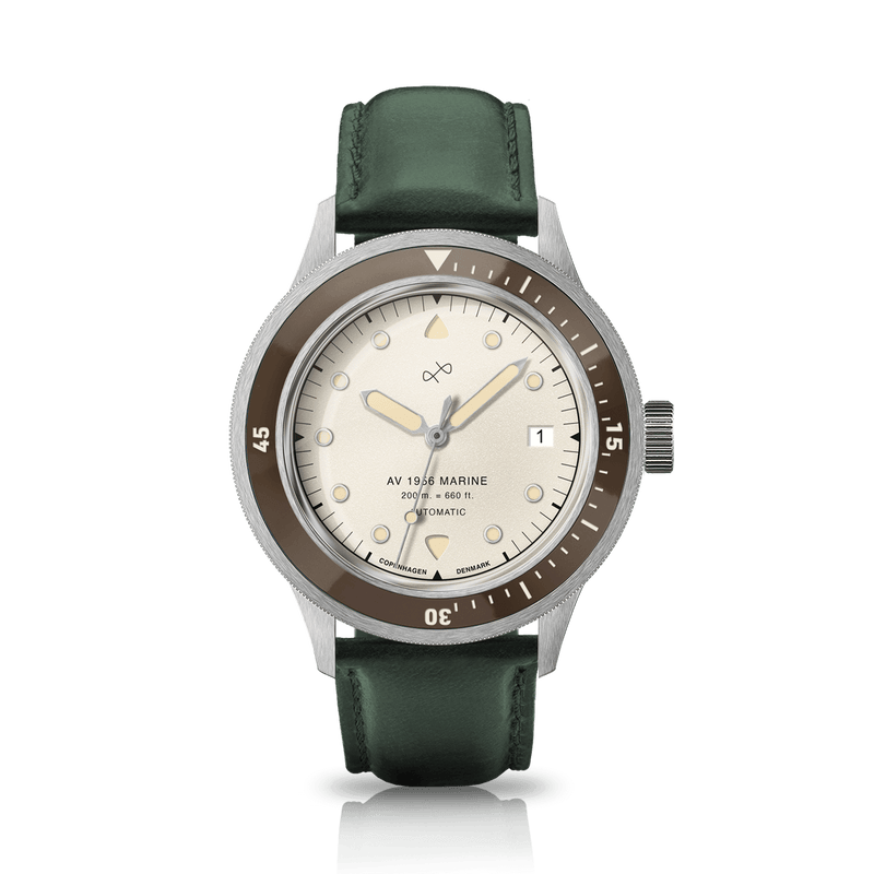 1956 Marine Automatic, Steel / Coffee & Cream