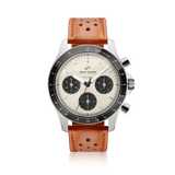 1960 Racing Chronograph, Steel / Off White & Black