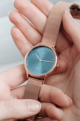 1969 Petite, Rose Gold / Blue Sunray