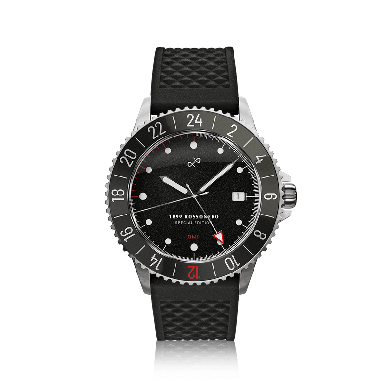 1899 Rossonero GMT, Steel / Black