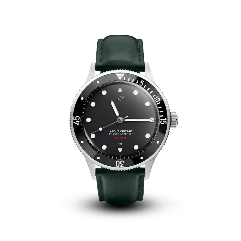 1926 At'sea, Steel / Black – 36mm