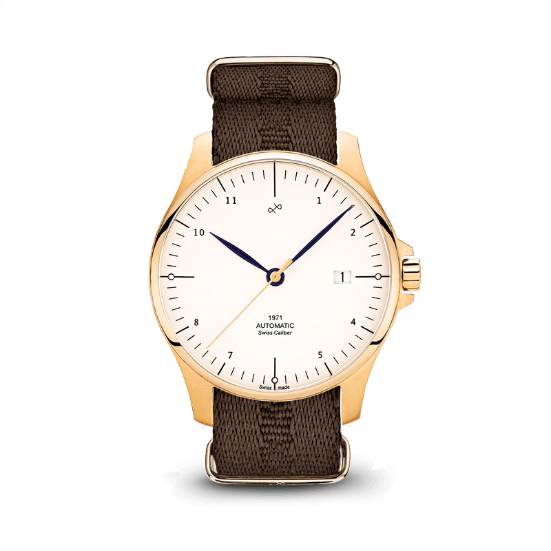 1971 Automatic, Gold / White - Swiss Made